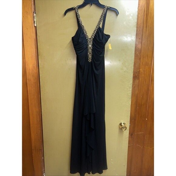 Women’s JS Boutique Vintage Beaded Gown Sz 6, New With Tags - Picture 1 of 8